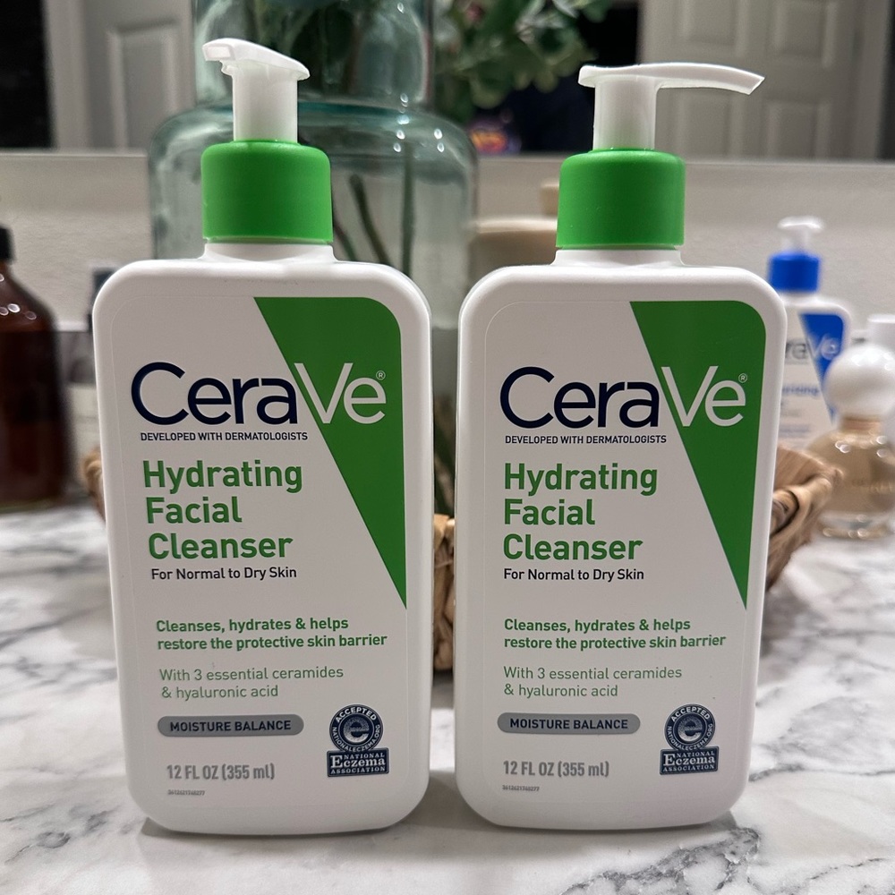 Cerave Hydrating Facial Cleaner - 2 Pack - 24 Oz